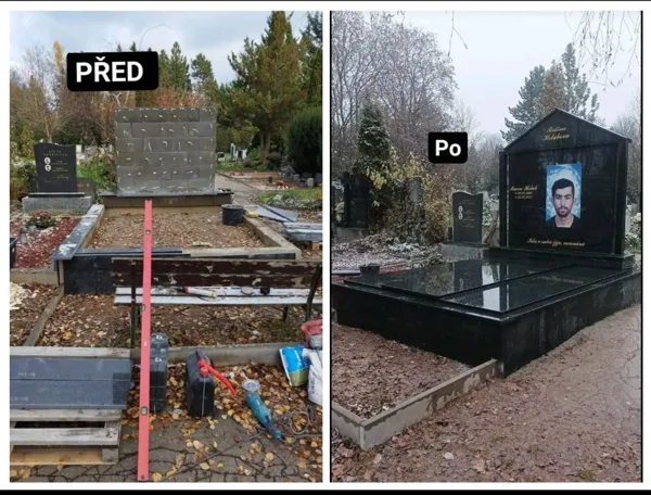 Naše práce Před a Po
